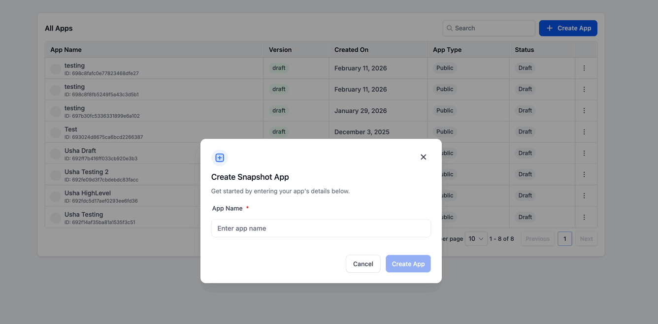 Animated GIF demonstrating the process of selecting a snapshot share link type (Permanent Link, One-Time Link, Email Link, Agency-Restricted, Sub-Account Restricted, Marketplace Share Link) and toggling the 'Assets Protected' option within the GoHighLevel snapshot sharing modal.