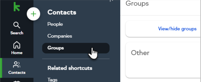 Keap Contact Export Options Keap Contact Export Options
