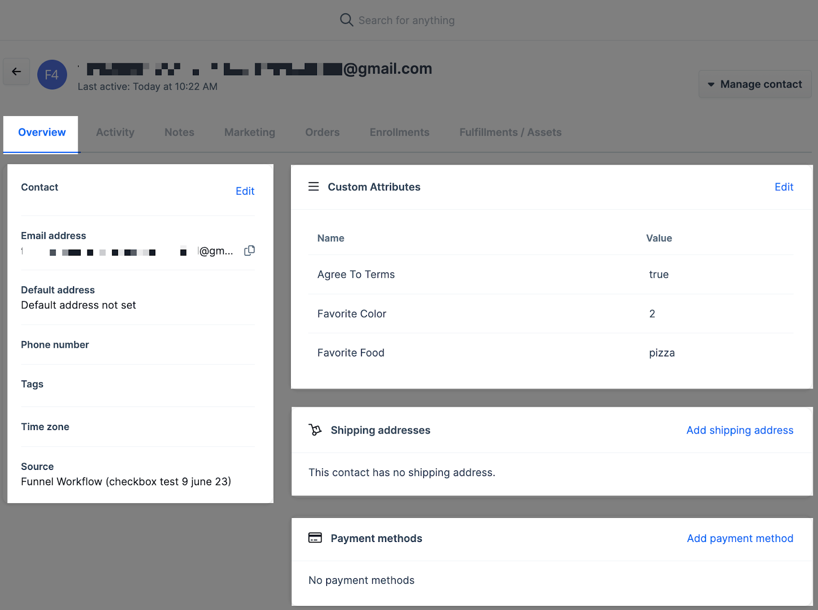 Screenshot of the HighLevel Contacts management interface, showing a list of contacts with options for filtering, tagging, and bulk actions.