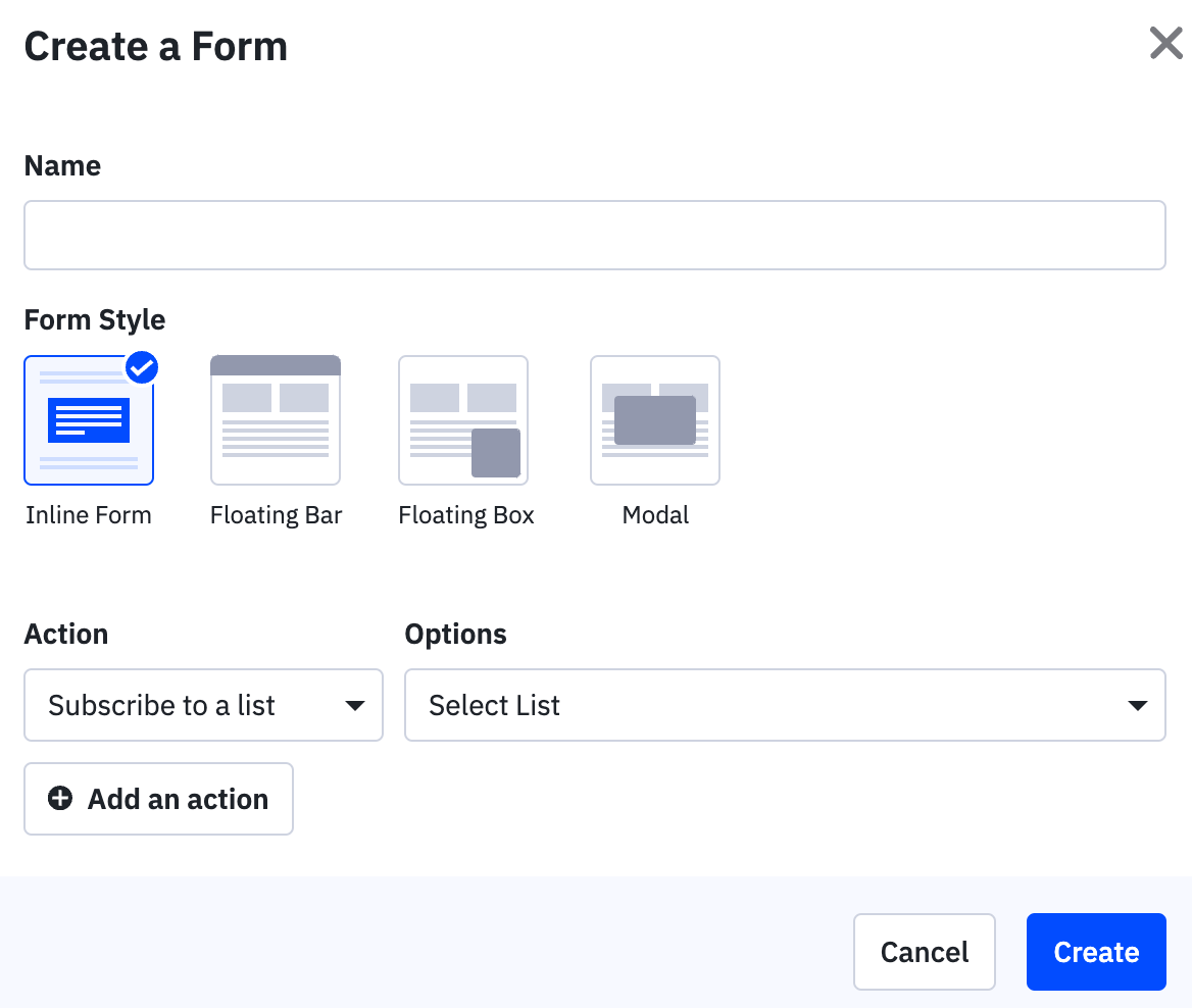 Screenshot of the GoHighLevel form builder, showing drag-and-drop fields and options to configure submission actions and styling.