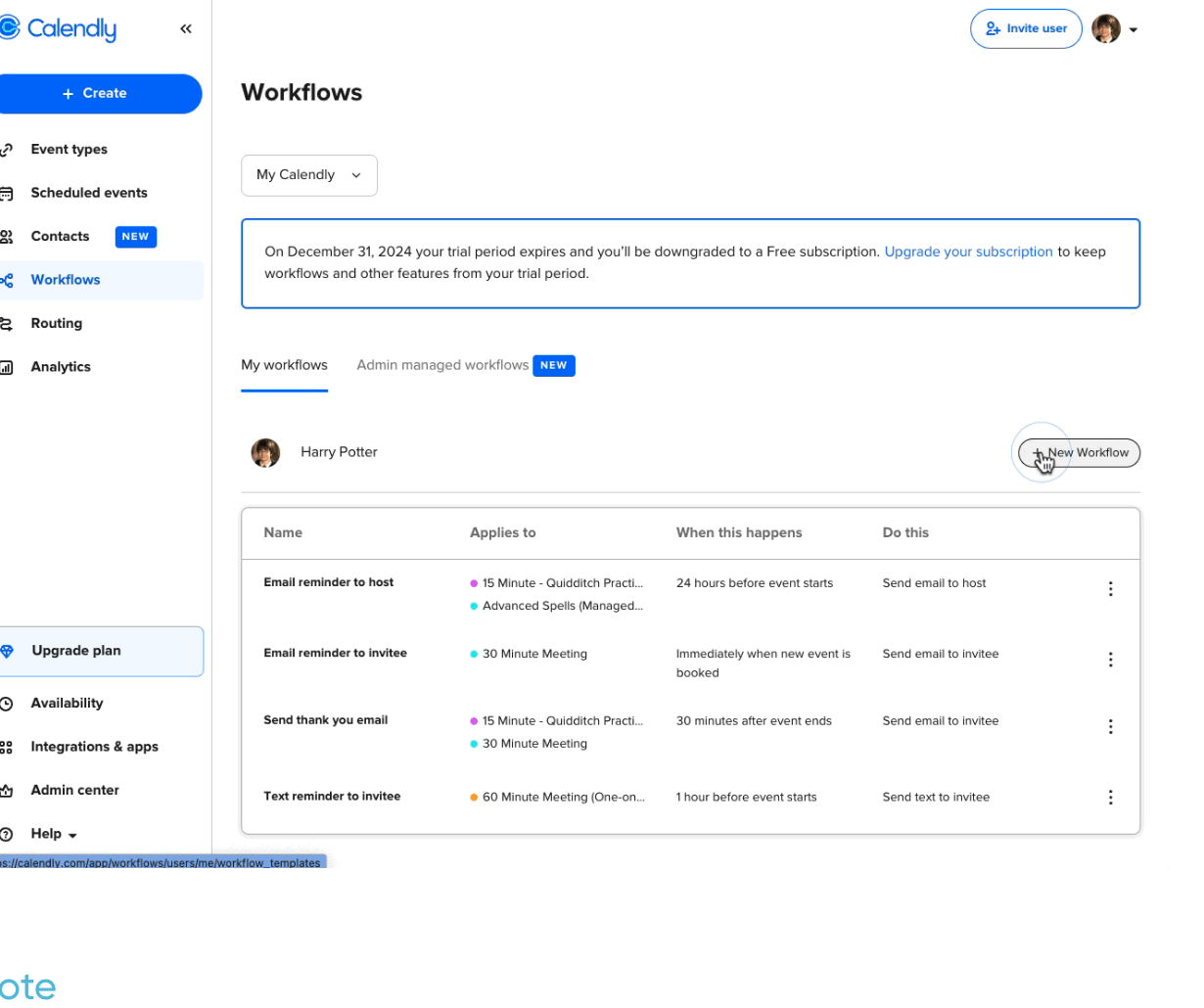 HighLevel Automation Workflow Example HighLevel automation workflow builder showing triggers and actions