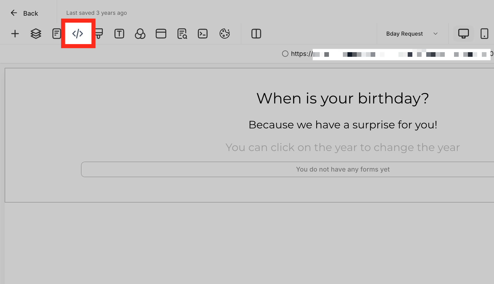 Page Tracking Code Icon Tracking Code icon for page-specific snippet placement