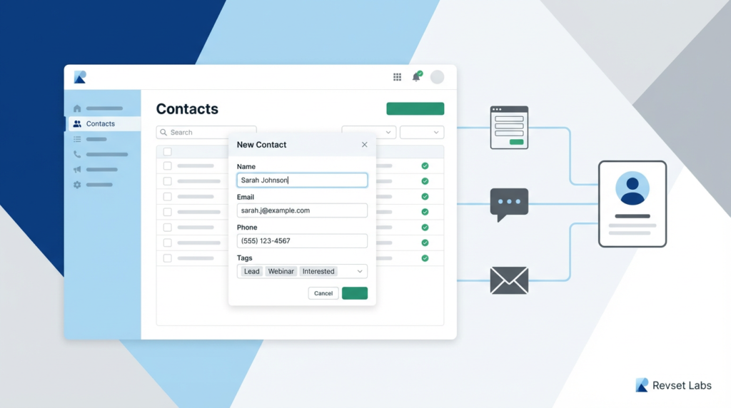 Featured image for How to Create and Manage Contacts in GoHighLevel (Beginner’s Guide)