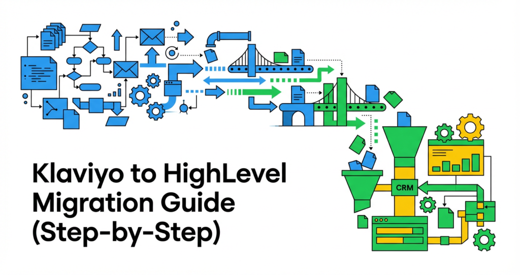Featured image for Klaviyo to HighLevel Migration Guide (Step-by-Step Playbook)
