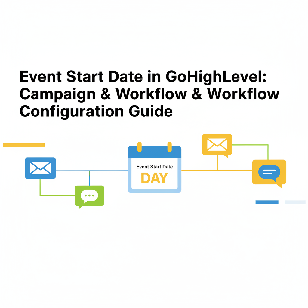 Featured image for Event Start Date in GoHighLevel: Campaign & Workflow Configuration Guide