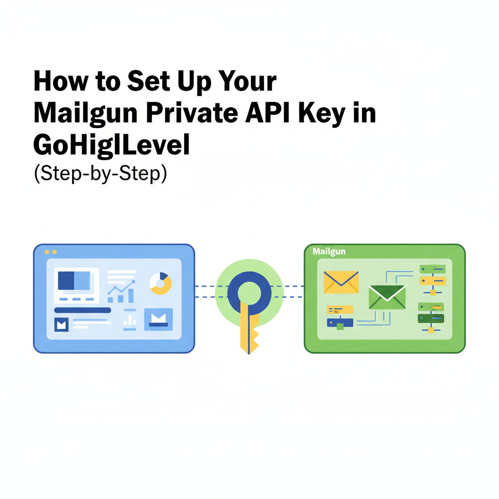 Featured image for Mailgun Private API Key Setup in GoHighLevel (Step-by-Step Guide)