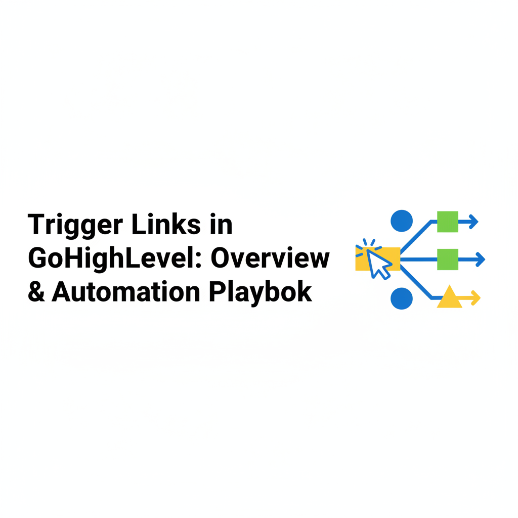 Featured image for GoHighLevel Trigger Links: Overview, Use Cases & Automation Playbook