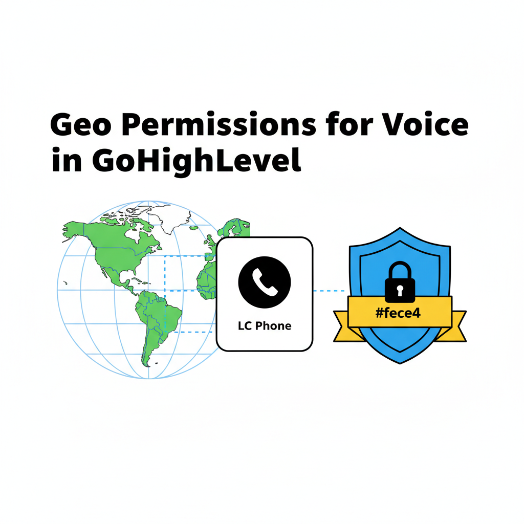 Featured image for GoHighLevel Geo Permissions for Voice: How to Control International Calling & Prevent Fraud