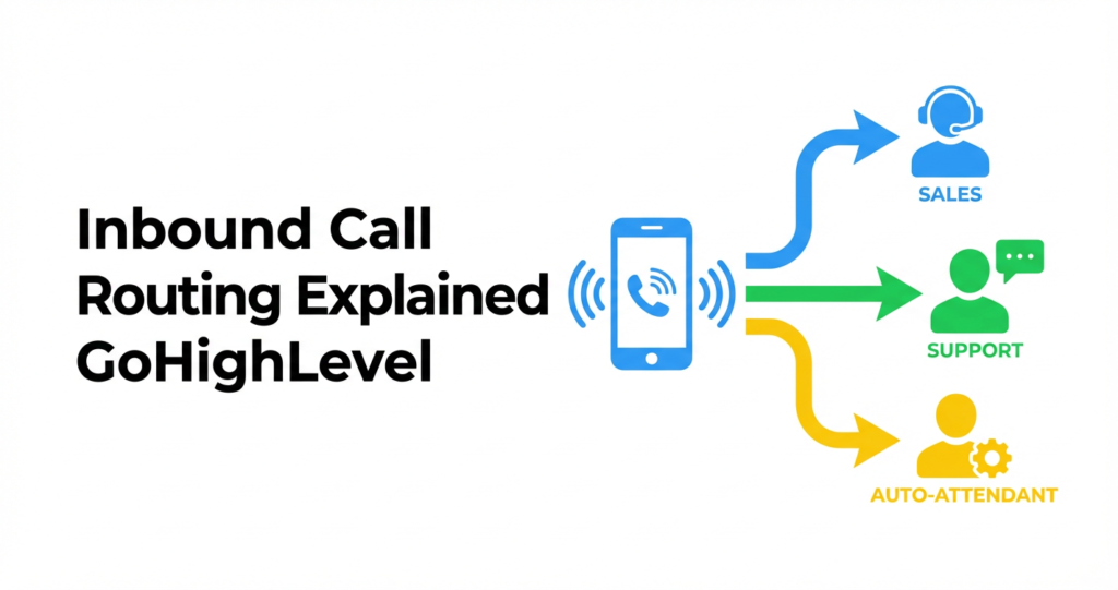 Featured image for Inbound Call Routing in GoHighLevel: A Complete How-To Guide