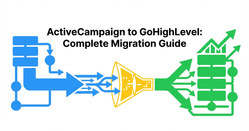 Featured image for ActiveCampaign to GoHighLevel: Complete Migration Guide (Step-by-Step Checklist)