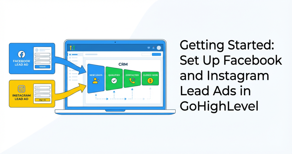 Featured image for Getting Started: Set Up Facebook & Instagram Lead Ads in GoHighLevel