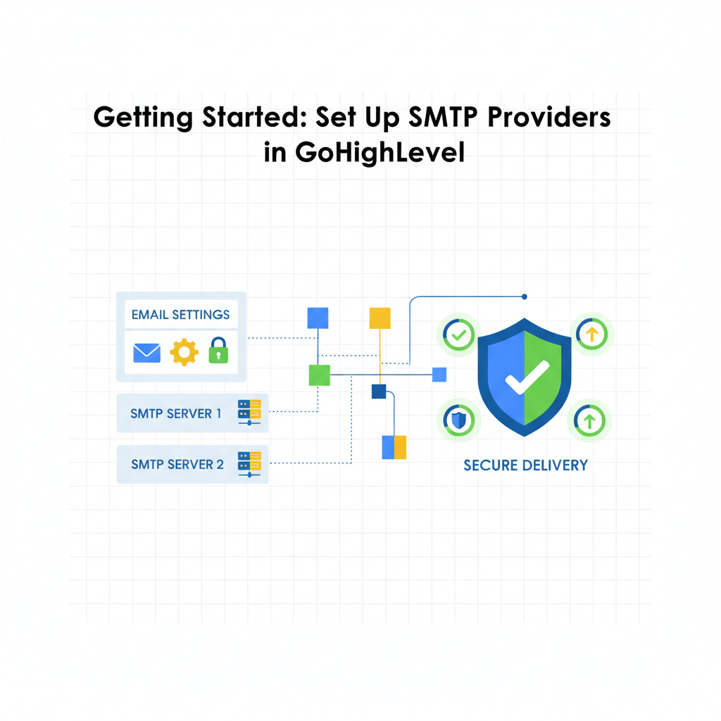 Featured image for Getting Started: Set Up SMTP Providers in GoHighLevel (GoHighLevel SMTP Setup Guide)