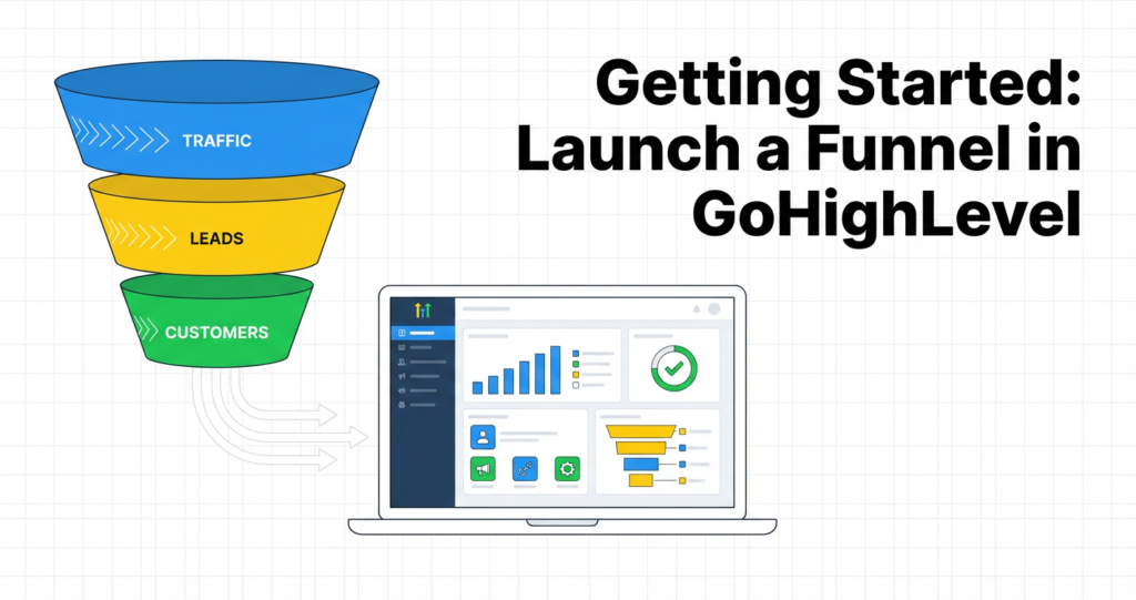 Featured image for How to Launch a High-Converting Funnel in GoHighLevel (Step-by-Step Guide)