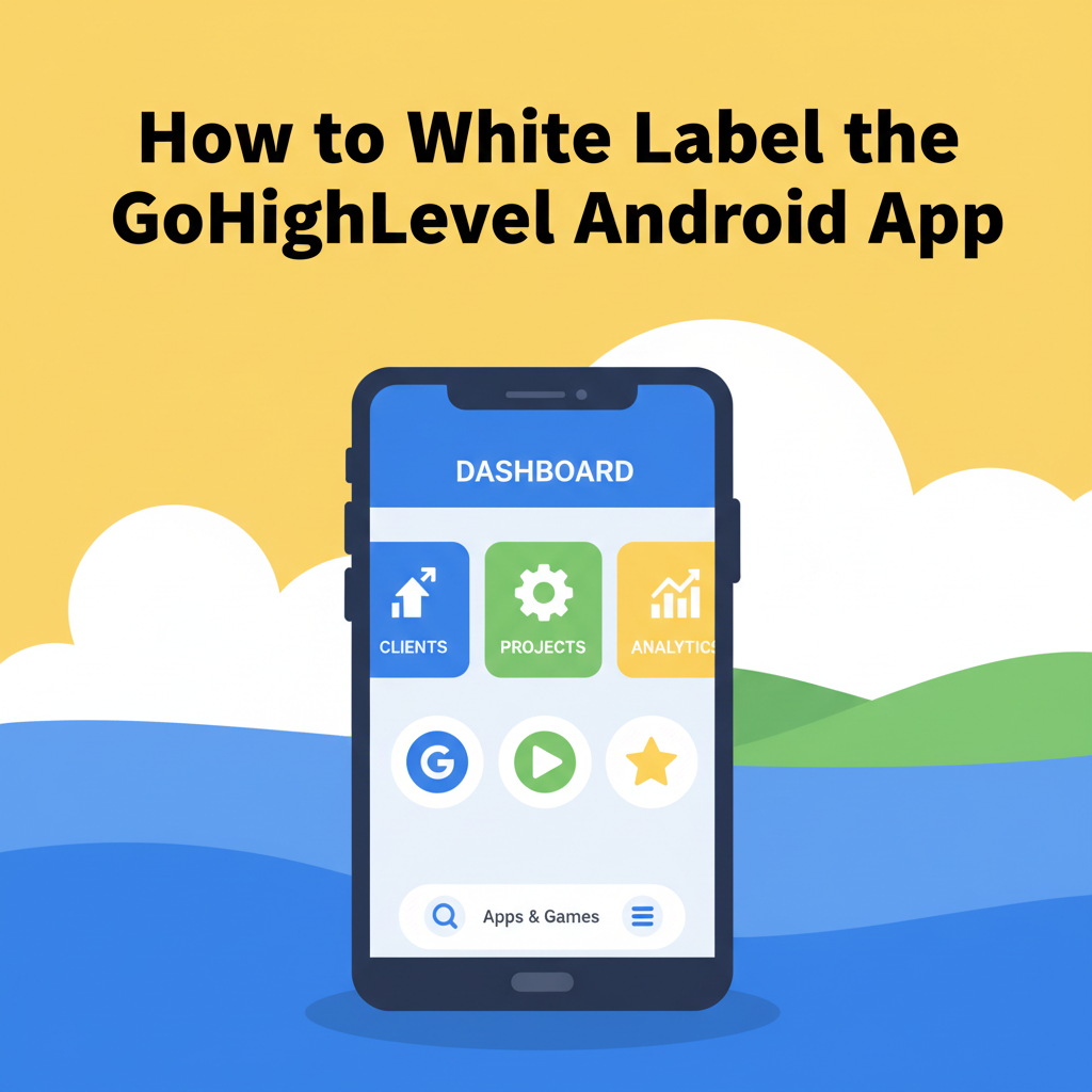 Featured image for White Label the GoHighLevel Android App (Step-by-Step Guide for Agencies)