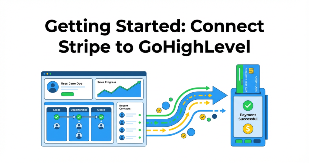 Featured image for How to Connect Stripe to GoHighLevel (Step-by-Step Guide)