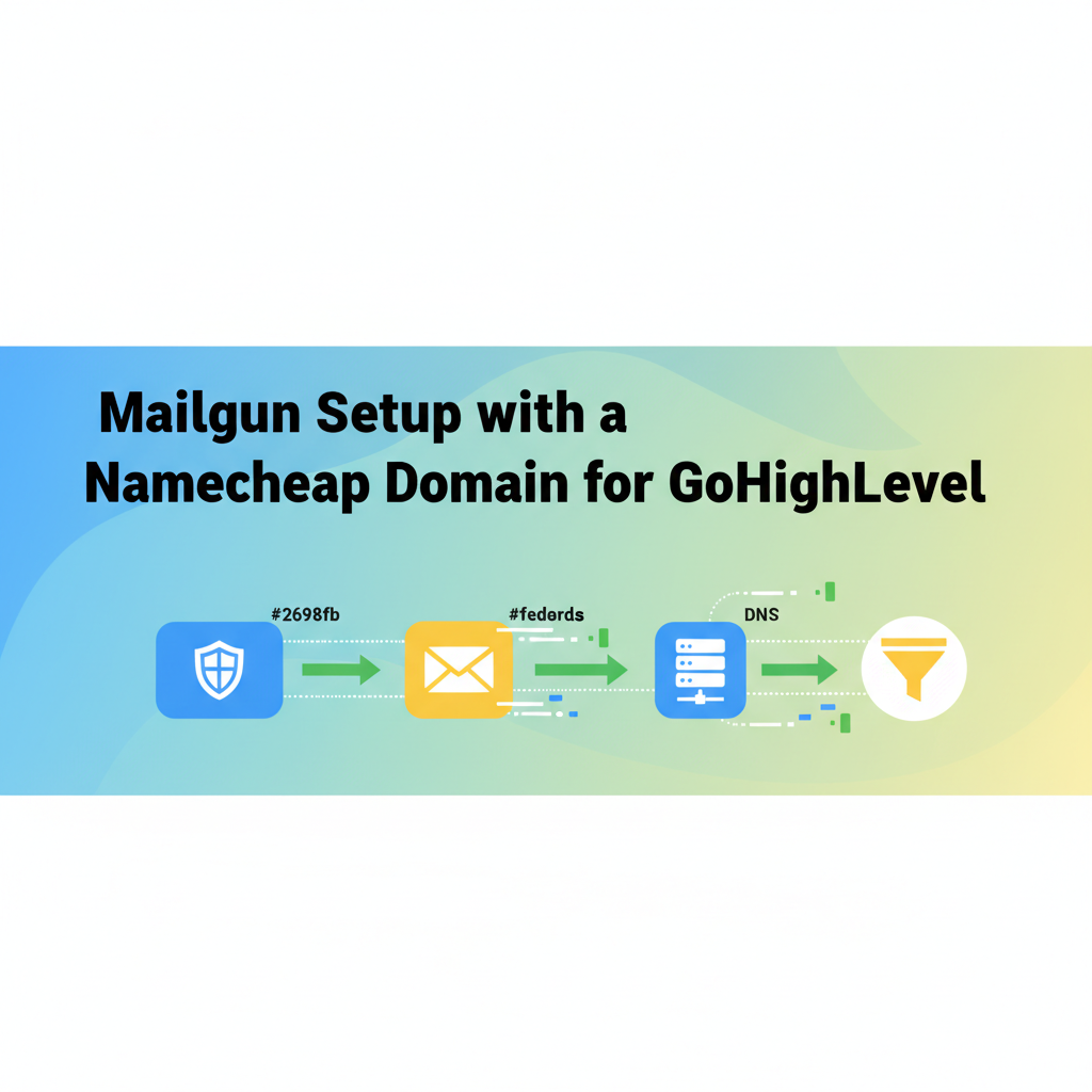 Featured image for Mailgun Setup with a Namecheap Domain for GoHighLevel (Step-by-Step Guide)