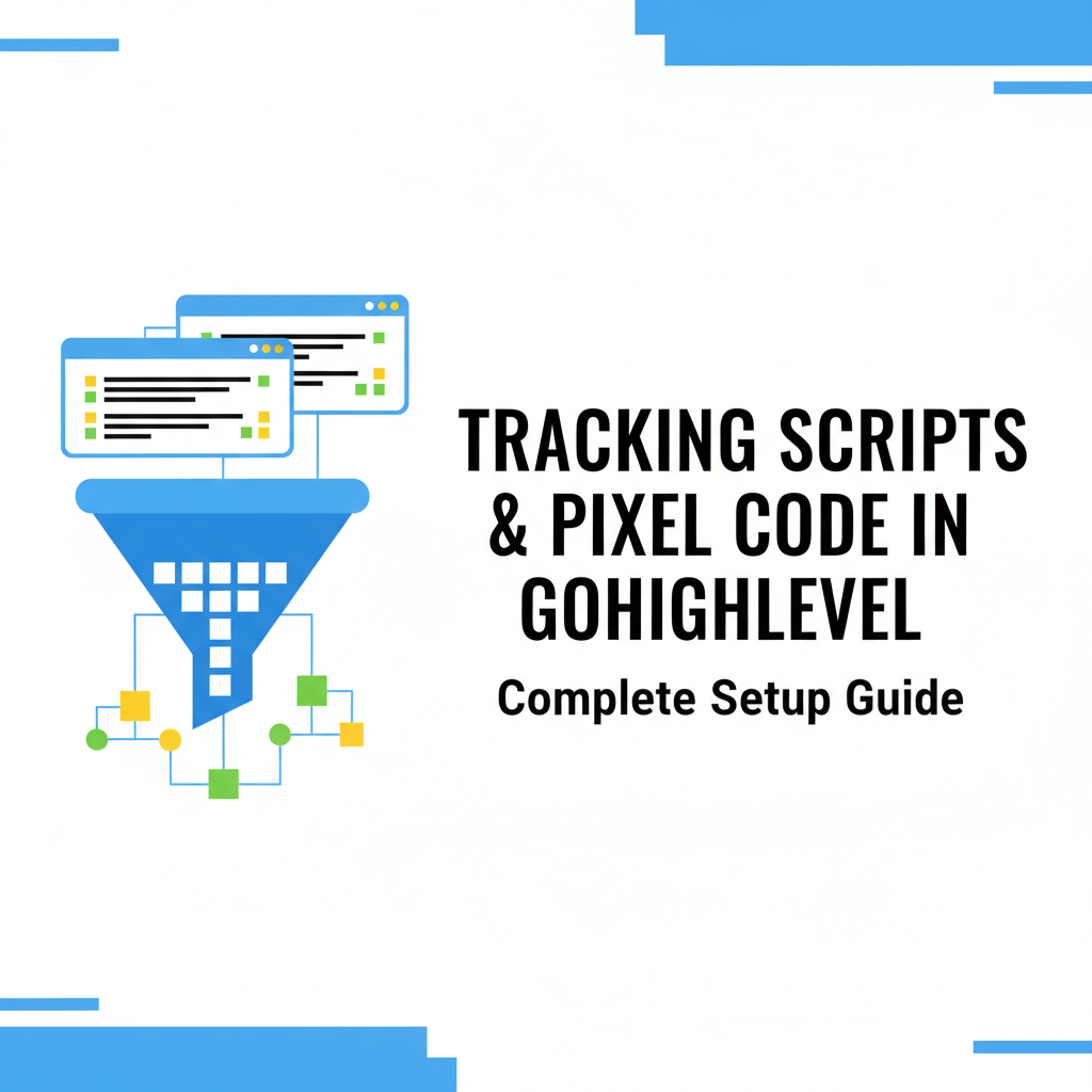 Featured image for Tracking Scripts & Pixel Code in GoHighLevel (Complete Setup Guide)