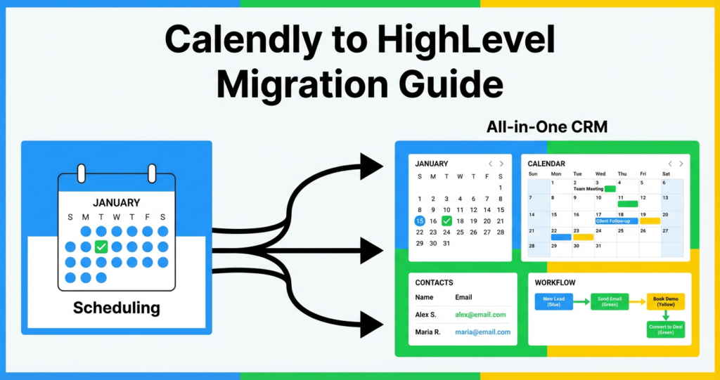 Featured image for Calendly to HighLevel Migration Guide (Step-by-Step Checklist for 2026)
