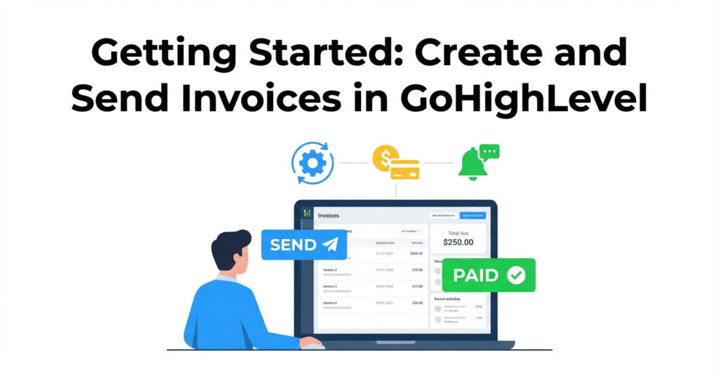 Featured image for How to Create and Send Invoices in GoHighLevel (Step-by-Step Guide)