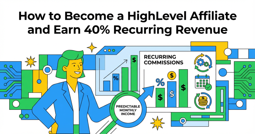 Featured image for How to Become a HighLevel Affiliate (Earn 40% Recurring Commissions)