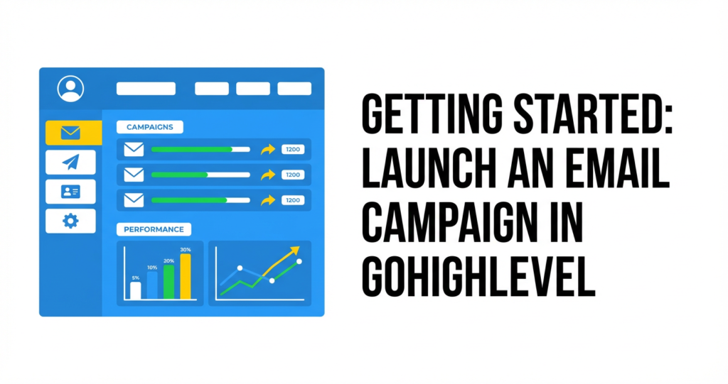 Featured image for Getting Started: Launch an Email Campaign in GoHighLevel (Step-by-Step Guide)
